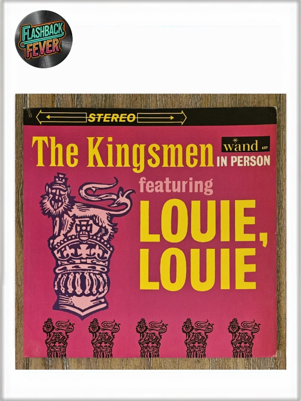 THE KINGSMEN•The Kingsmen In Person•1963 US Stereo (#WDS 657) Terre Haute Press